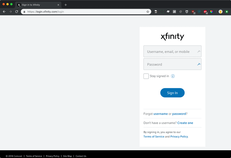 comcast or xfinity router login