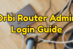 orbi router admin login guide