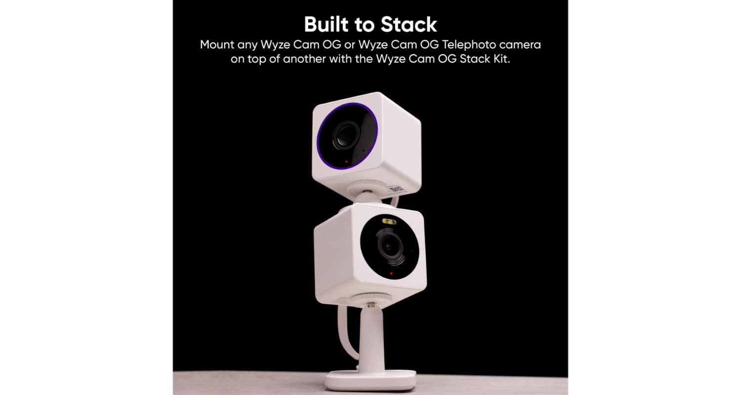wyze cameras stacked