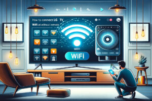 how to connect lg smart tv to wifi without remote