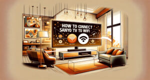 how to connect sanyo tv to wifi